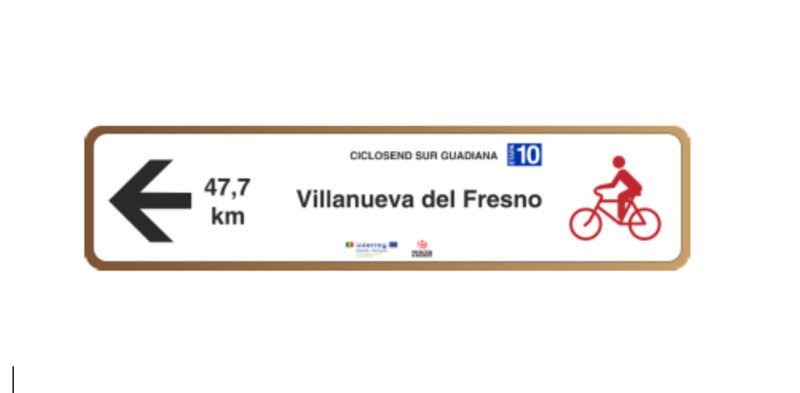 Ruta cicloturística del Camino Natural del Guadiana. Tracks